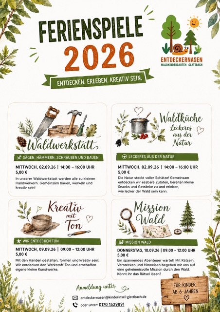 Ferienspiele Entdeckernasen